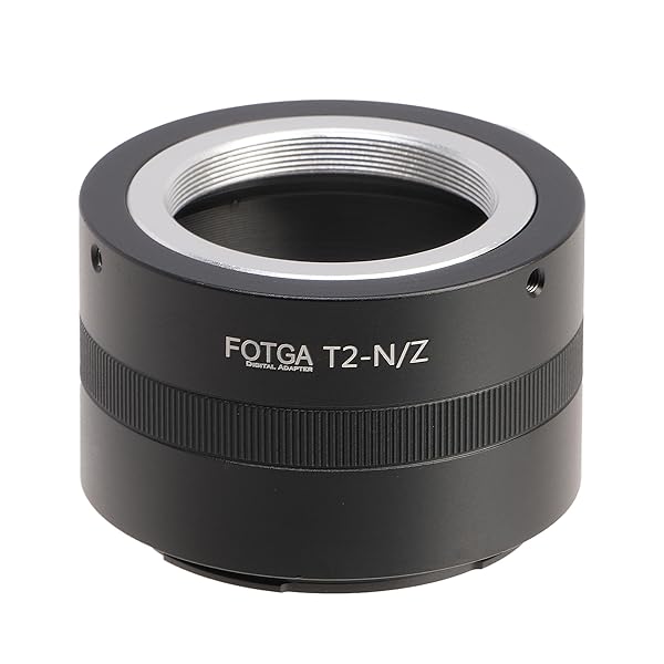 FOTGA Lens Mount Adapter Ring T2 T Mount to Z-Mount for Nikon Z50 Z30 Z9 Z8 Z7II Z6II Z7 Z6 Z5 Zf Zfc Full Frame Cameras