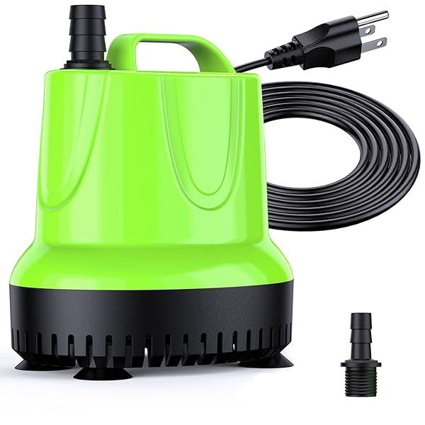 FREESEA 160 GPH Submersible Water Pump for Pond Hydroponics Aquarium Statuary Waterfall Small Sump Pump 12W