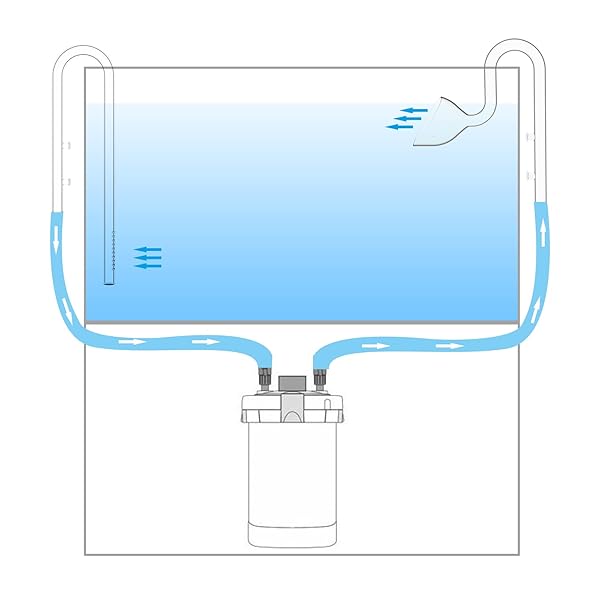 FZONE Aquatic Glass Lily Pipe Outflow Suction for Aquarium Plant and Marine Filter 1/2 inch Tubing - Image 4