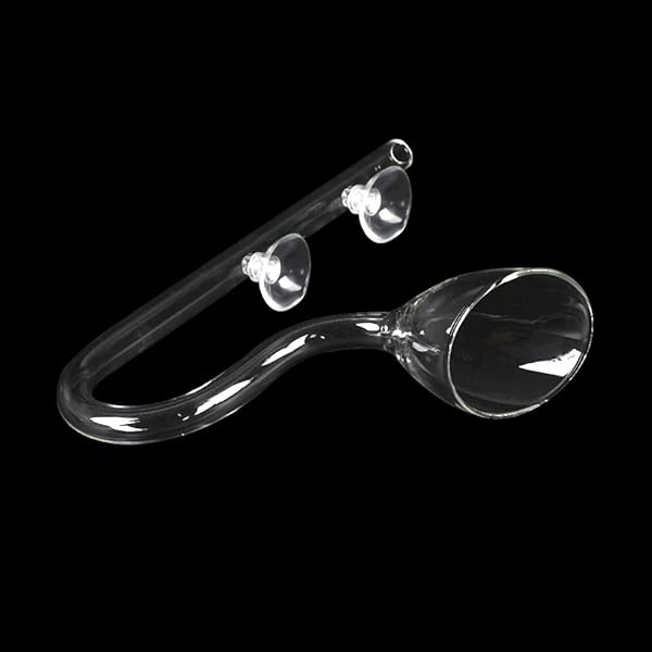 FZONE Aquatic Glass Lily Pipe Outflow Suction for Aquarium Plant and Marine Filter 1/2 inch Tubing - Image 5