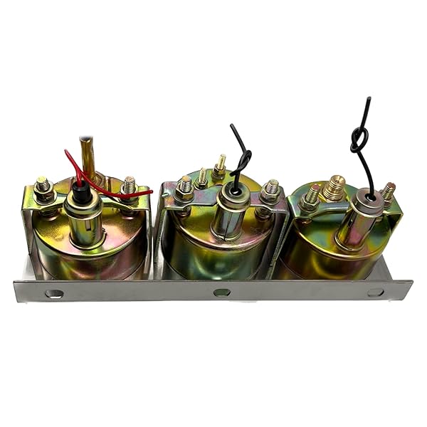 FainWan 3 in 1 Car Meter Auto Gauge Kit, Voltage Water Temp Chrome Oil Pressure Sensor 12V 52mm - Image 4