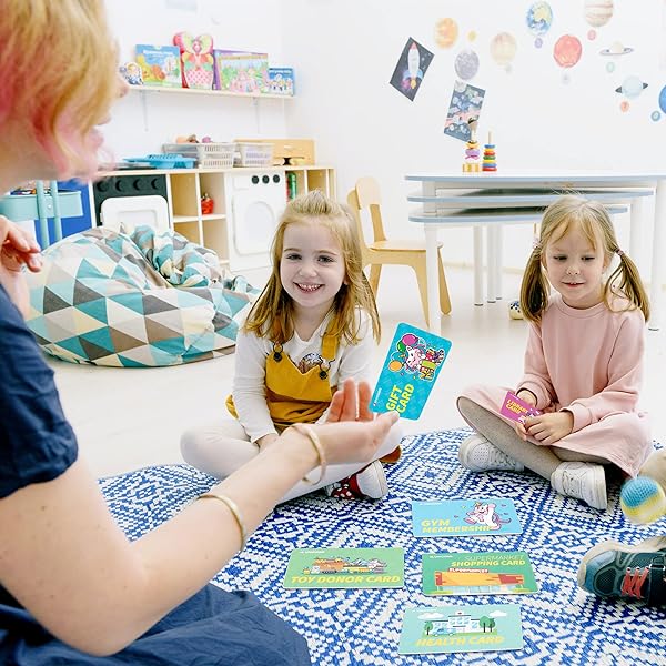 Unicorn Play Credit Cards for Kids 10pcs Pretend Debit Cards for Girls Fun and Safe Fake Credit Cards - Image 6