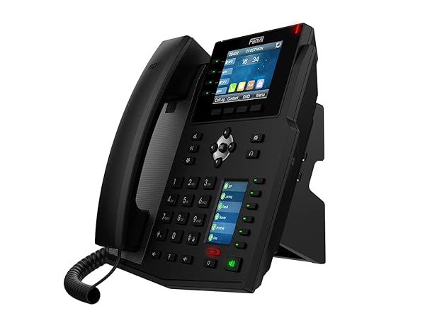 Fanvil Fanvil X5U High-End VoIP Phone with 3.5 Inch Color Display and 16 SIP Lines for Enhanced Communication and Connectivity