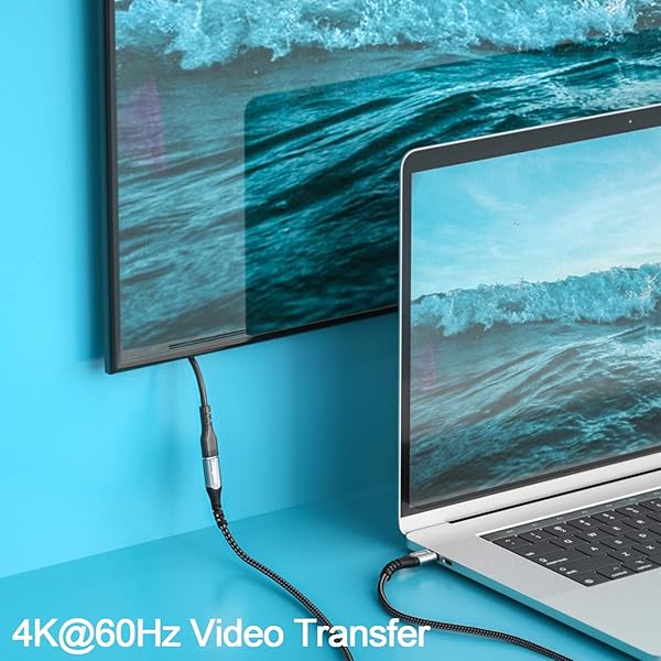 Fasgear 6ft USB C Extension Cable 10Gbps - Fast Charging, Nylon Braided, Compatible with PSVR2, MacBook Pro, iPad, Switch & PS5 - Image 4