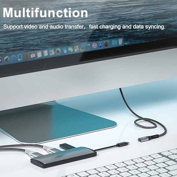 Fasgear 6ft USB C Extension Cable 10Gbps - Fast Charging, Nylon Braided, Compatible with PSVR2, MacBook Pro, iPad, Switch & PS5 - Image 5