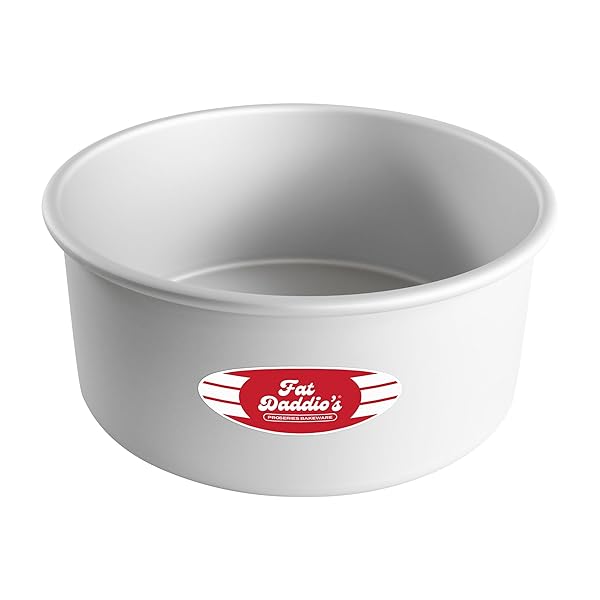 Fat Daddio's 9 x 4 Inch Anodized Aluminum Round Cake Pan for Perfect Baking