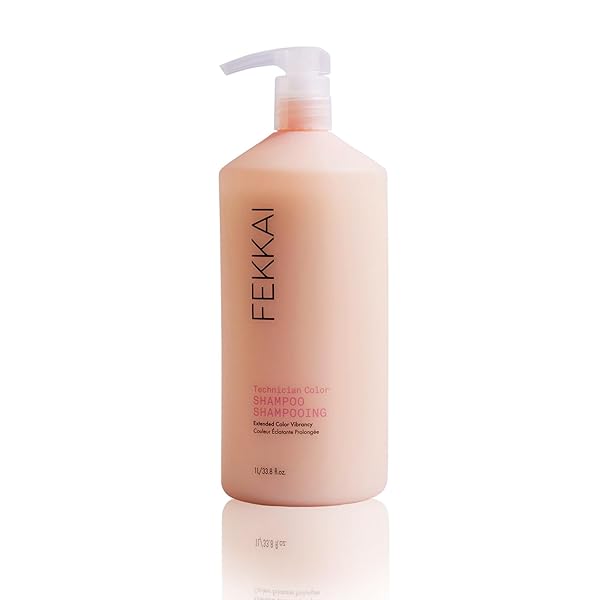 Fekkai Technician Color Shampoo 1L - Sulfate-Free, Vegan & Cruelty-Free for Vibrant Color-Treated Hair - Image 3