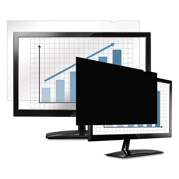 "Fellowes PrivaScreen 23.6" Blackout Privacy Filter - 16:9 Aspect Ratio for Ultimate Screen Privacy"