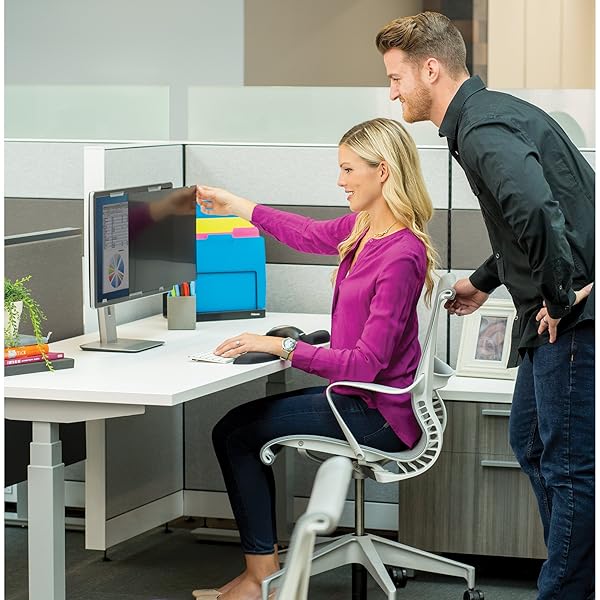 "Fellowes PrivaScreen Privacy Filter for 21.5" Monitors - Protect Your Screen & Privacy (Model 4807001)" - Image 6