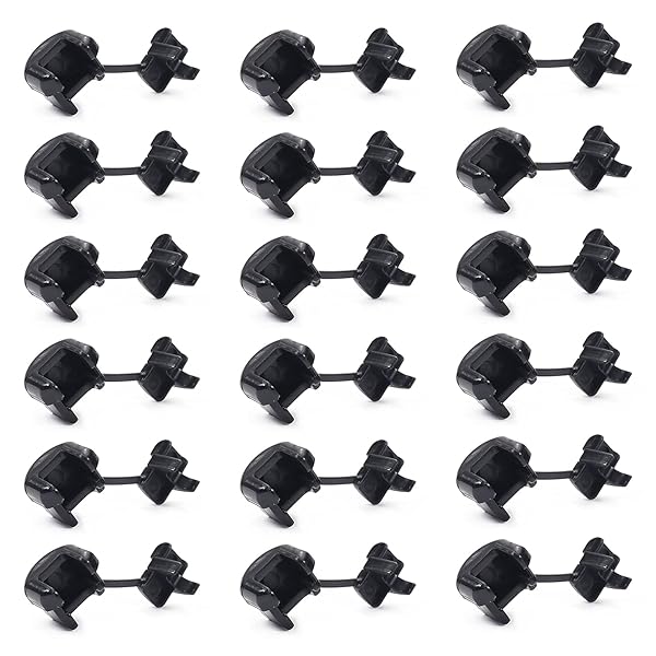 Fielect Fielect 100Pcs Round Cable Wire Strain Relief Grommet for Electric Cable Protection and Cord Buckle 5P-4