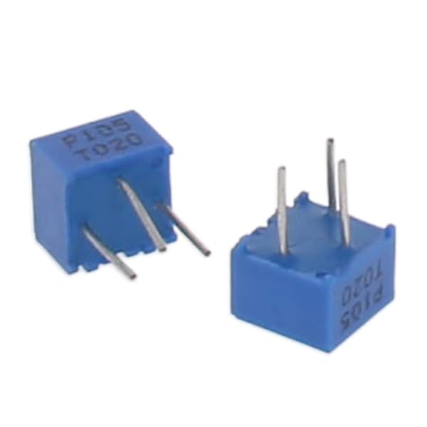 Fielect 10Pcs 1M Ohm High Precision Trimmer Potentiometer Variable Resistor 3362P for Electronics Projects