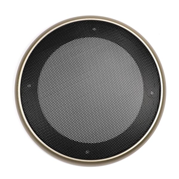 Fielect 2Pcs 5 Inch Speaker Grill Cover Mesh Decorative Woofer Guard Protector Audio Accessories Gold with Screws - Image 6