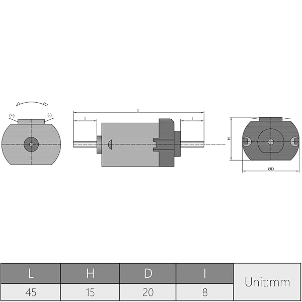 Fielect 5Pcs 3V 11000RPM Micro Motors for RC Boats, Airplanes & DIY Projects - High-Speed Mini Electric Motors - Image 7