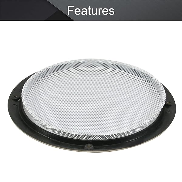 Fielect 8 Inch Gold Speaker Grill Cover Mesh Decorative Circle Woofer Guard Protector with Screws Audio Accessories - Image 6