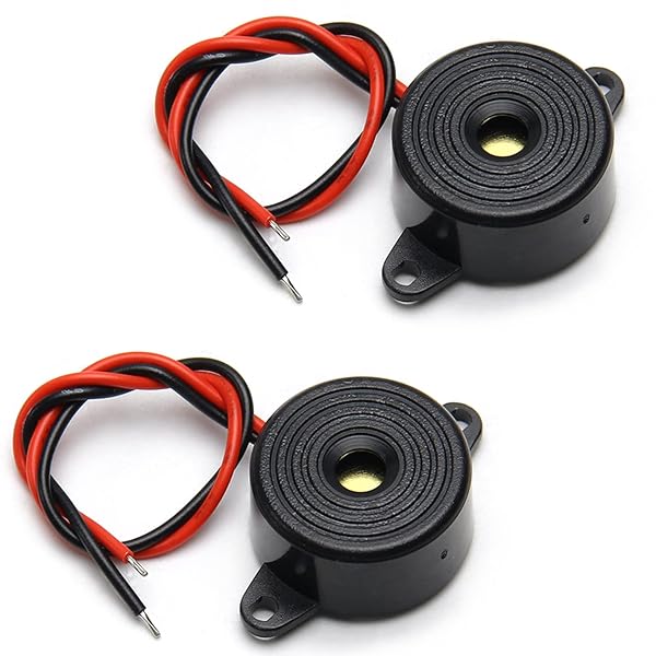 Fielect DC 12V 90dB Active Electronic Buzzer Alarm Continuous Sound Beep Speaker for Security and Alerts