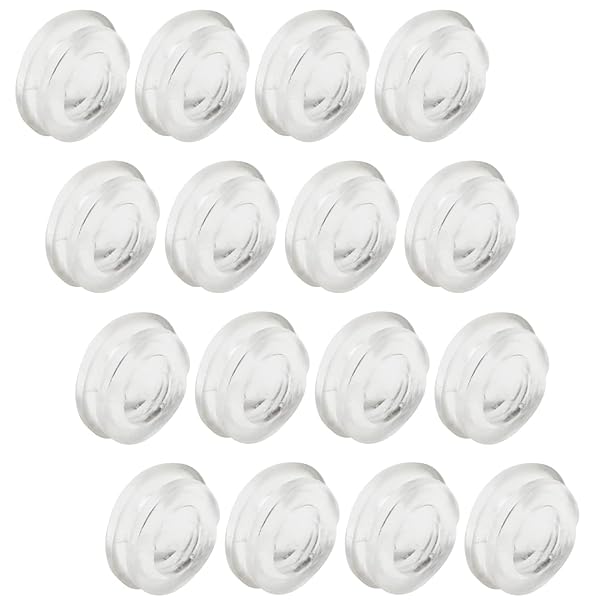 Fielect 1000Pcs Rubber Grommet 9mm Inner Dia Oil Resistant for Wiring Cable Transparent