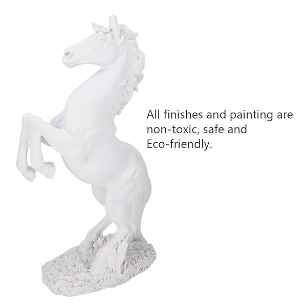 Elegant Resin Horse Figurine: Modern Desk Decor Symbolizing Success for Home & Business - Image 6