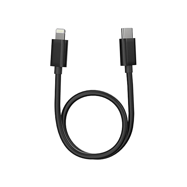 FiiO LT-LT3 USB-C to Lightning Cable 0.7ft - Lossless Audio for iOS & Headphone Amps - Image 2