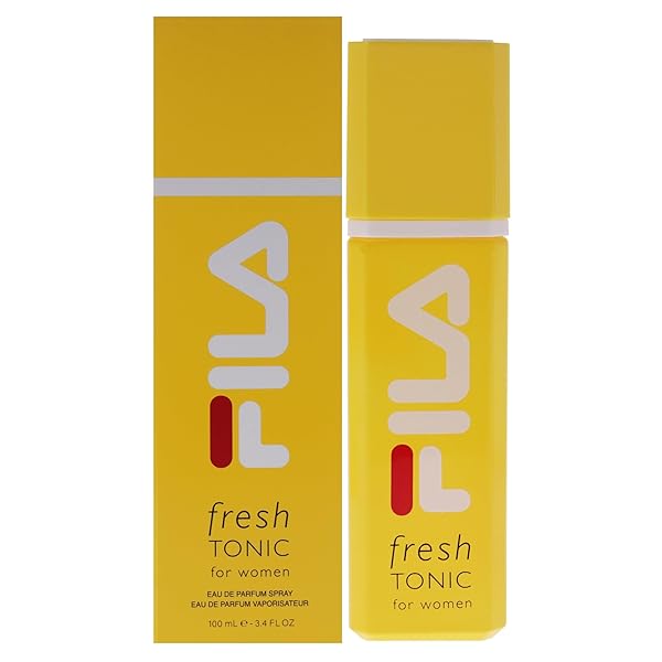 Fila Fresh Yellow for Women - 3.4 oz EDP Spray | Refreshing Fragrance for Everyday Wear