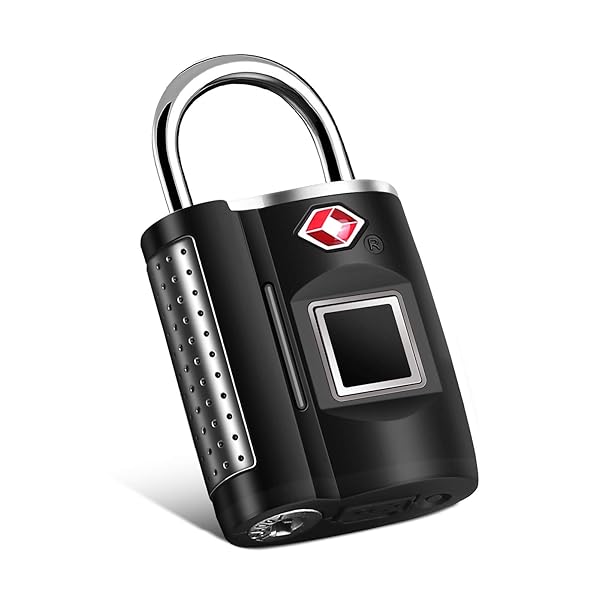 MYPIN Fingerprint Lock: TSA Approved Smart Digital Locker for Gym, Travel, Luggage & More - Keyless Security Solution