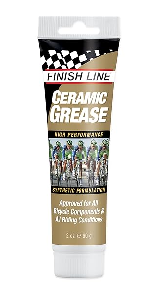 Finish Line Finish Line Ceramic Grease 2-Ounce Tube: Ultimate Bike Lubricant for Smooth Performance