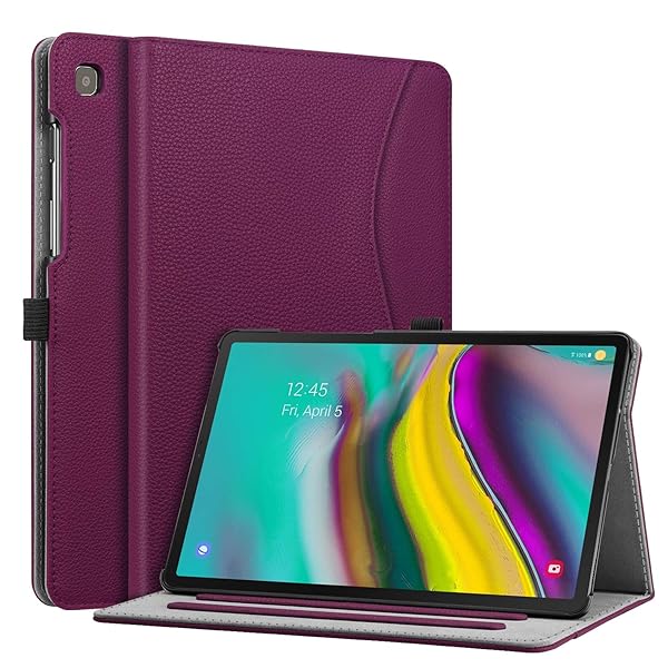 Fintie Purple Case for Samsung Galaxy Tab S5e 10.5 2019 Model SM-T720 T725 T727 Multi Angle Viewing Stand Cover Auto Sleep Wake Feature
