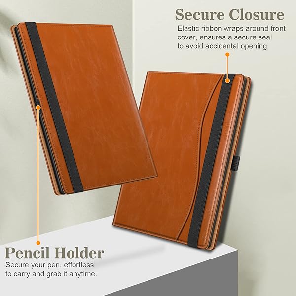 Fintie Stand Case for Remarkable 2 Digital Paper Tablet 10.3 inch Premium PU Leather Cover with Card Slot and Pen Holder Brown - Image 9