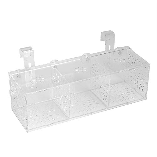 Premium Acrylic Fish Breeder Box - Isolation Hatchery Incubator for Healthy Fish Breeding (C-30x10x10cm)