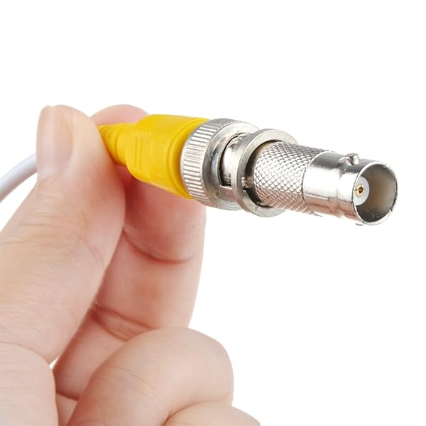 Flashmen 2-Pack 25ft HD Video Power Security Camera Cables All-in-One Extension Wire Cord with BNC Connectors for CCTV White - Image 7