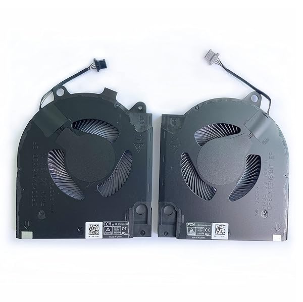 Fleshy Leaf CPU & GPU Cooling Fan for Dell G15 5510/5511/5515 RTX3060/RTX3050 - High Performance Replacement