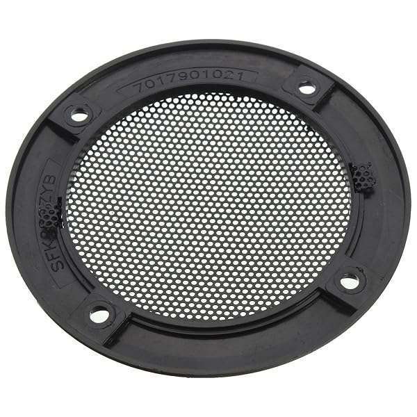 Floratek 2PCS 3.5 Inch Car Speaker Grill Covers - Black Metal Mesh Protector with 8 Screws - Image 7