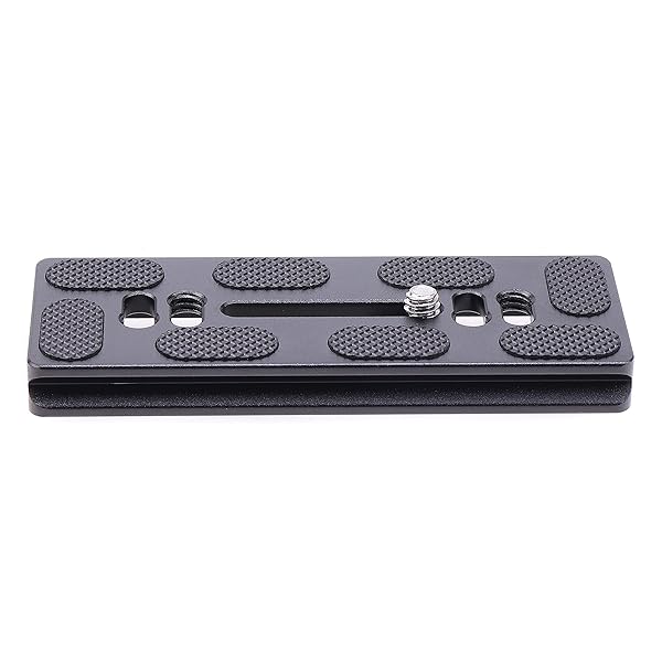 FocusFoto FocusFoto PU100 Quick Release Plate 100mm with 1/4"-20 Screw for Benro B0 B1 B2 J0 J1 N1 Arca Swiss Tripod Ball Head