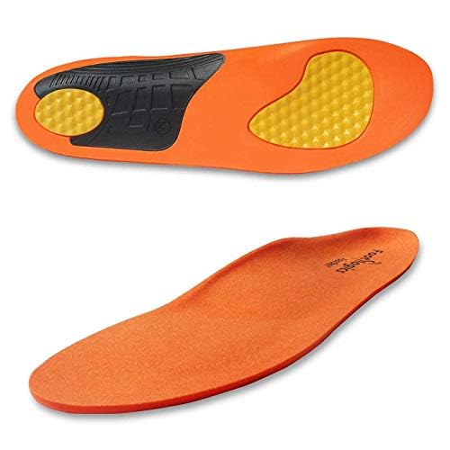 Footlogics Full-Length Orthotic Shoe Insoles with Arch Support for Heel and Ball of Foot Pain Small Size