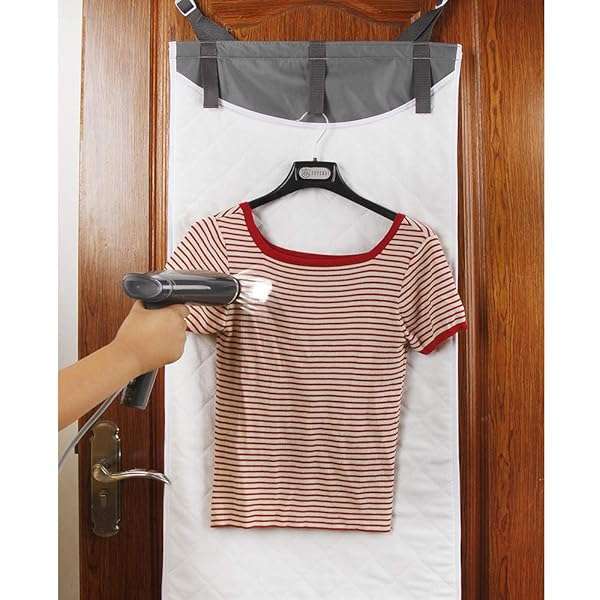 Portable Over The Door Vertical Steamboard Press Pad for Hand Held Steamers - Ideal Travel Ironing Mat - Image 4
