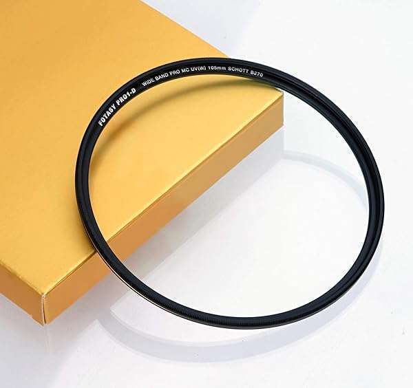 Fotasy 105mm Ultra Slim UV Lens Filter - 99.7% Transmission, Nano Coated, Scratch Resistant Schott B270 Glass - Image 2