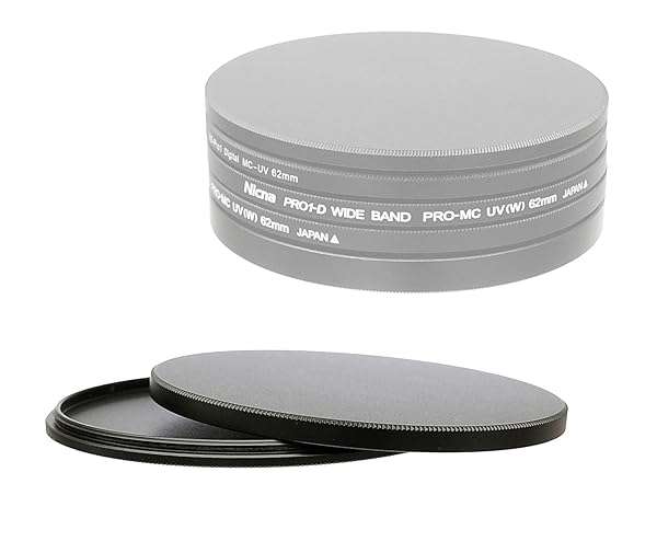 Fotasy Fotasy 72mm Metal Filter Stack Caps - Slim Aluminum Alloy for UV, CPL & ND Filters