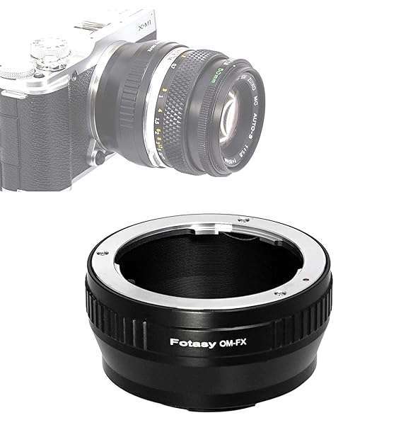 Fotasy OM Lens to Fuji X Adapter: Olympus OM to X Mount for Fujifilm X-Mount Cameras