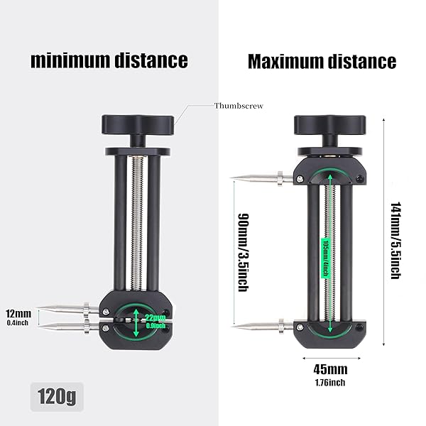 Fotga Metal Camera Lens Vise Tool Kit Adjustable Jaw for Lens Repair and Filter Ring Restoration with Flat and Pointed Tips - Image 9