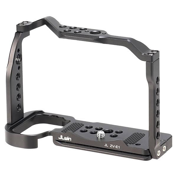 Foto4easy Foto4easy ZV-E1 Cage for Sony ZV-E1 Camera with Quick Release Plate Arca-Swiss Screw Holes and NATO Rail for Accessories