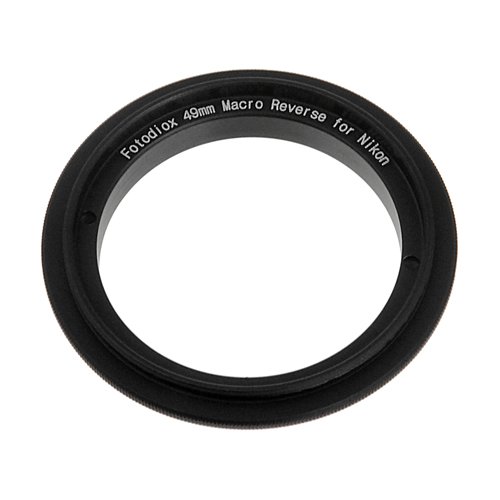 Fotodiox 10-Reverse Nikon 49MM Macro Lens Adapter - Enhance Your Photography