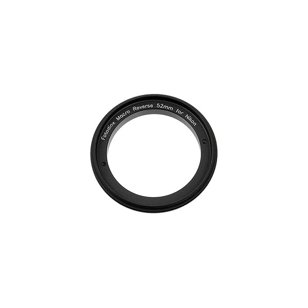 Fotodiox 52mm Macro Reverse Ring Adapter for Nikon SLR Cameras & Lenses - Enhance Your Photography