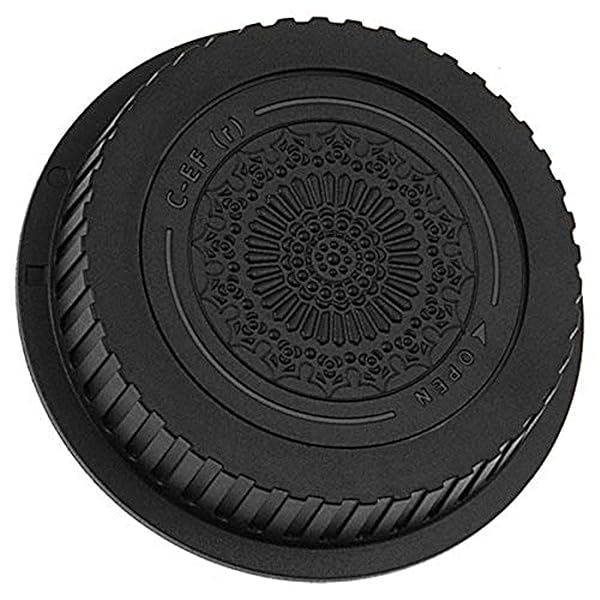 Fotodiox Fotodiox Designer Black Lens Rear Cap for Canon EOS EF & EF-S Lenses - Durable Protection
