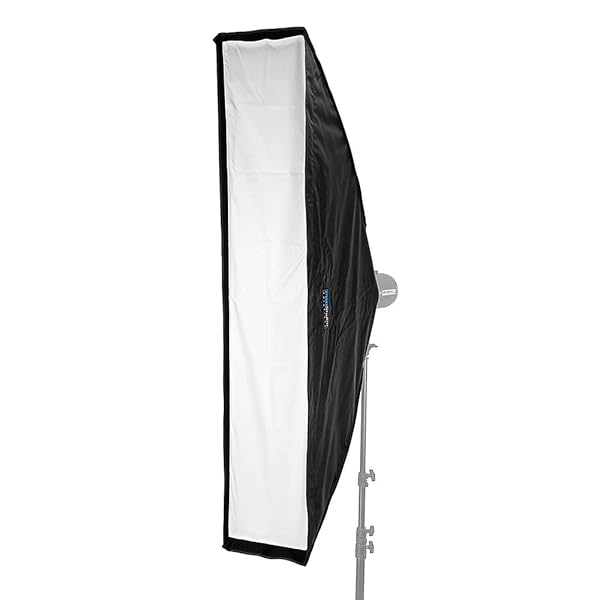 Fotodiox EZ-Pro 12x56in Quick Collapse Softbox for Speedotron Flash Units - Black/Brown Line