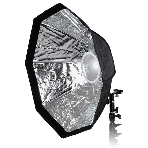 "Fotodiox EZ-Pro 24" Octagon Softbox for Nikon, Canon, Vivitar & More - Perfect Flash Diffuser"