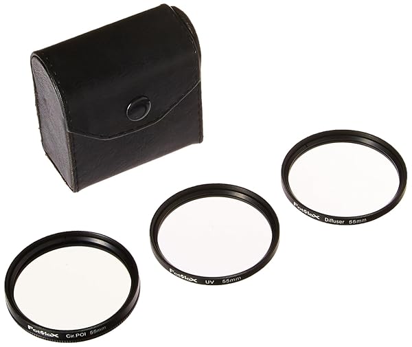 Fotodiox 55mm Filter Kit: UV, Circular Polarizer & Soft Diffuser for Canon, Nikon, Sony, Olympus, Pentax, Panasonic Cameras - Image 3