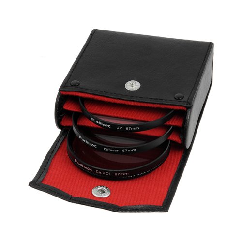 Fotodiox 67mm Filter Kit: UV, Circular Polarizer & Soft Diffuser for Canon, Nikon, Sony, Olympus, Pentax, Panasonic Cameras - Image 5