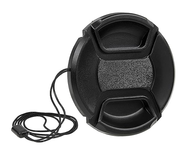 Fotodiox 58mm Inner Pinch Lens Cap & Cover with Cap Keeper - Protect Your Lens!