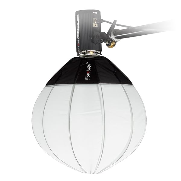 Fotodiox 20in Lantern Softbox Collapsible Globe with Elinchrom Speedring for Elinchrom and Compatible Flash Units