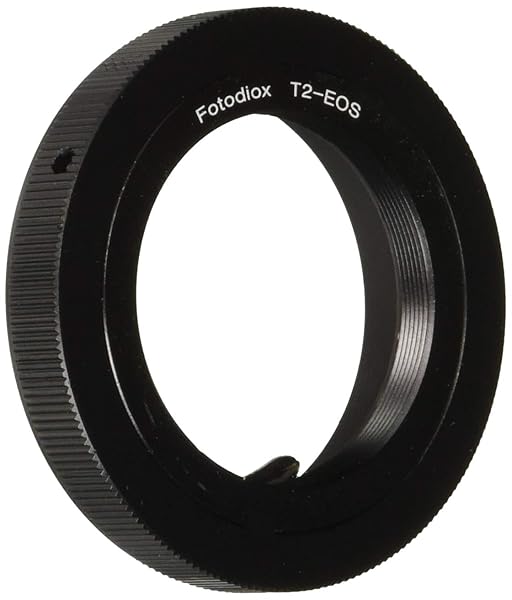 Fotodiox Lens Mount Adapter T-Mount to Canon EOS with Gen10 Focus Confirmation Chip for SLR Camera Body