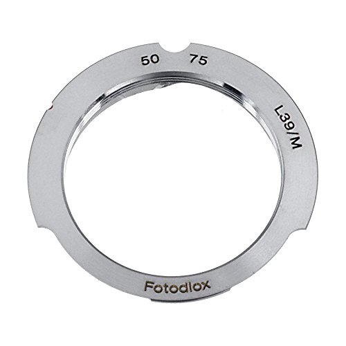 Fotodiox M39 to Leica M Lens Adapter: Compatible with M-Monochrome, M8.2, M9, M10 & Ricoh GXR A12